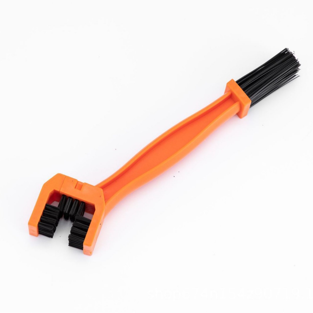 Cepillo de cadena de la motocicleta bicicleta de montaña bicicleta limpieza cabeza cuadrada cepillo de cadena fruta saltando equipo de equitación al por mayor