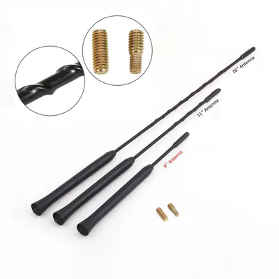 Avtomobil universal dam radio antenası 9-11-16 düym AM/FM, 2 vintlə