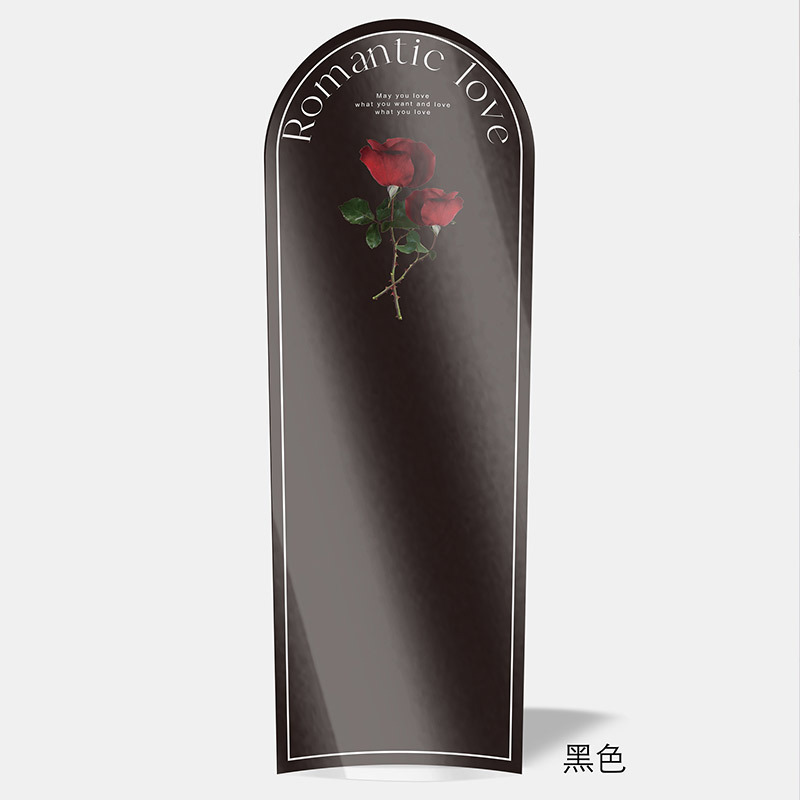 Bolsa de flores diy translúcida bolsa de embalaje de flores impermeable única bolsa múltiple ramo de rosas material de embalaje al por mayor