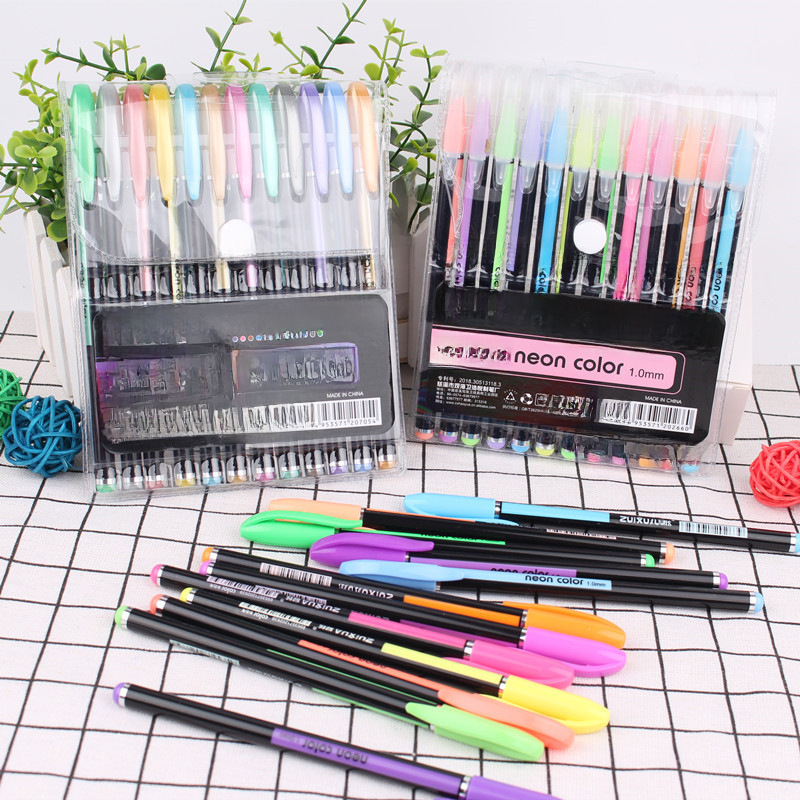 flashing fluorescence crayons for students