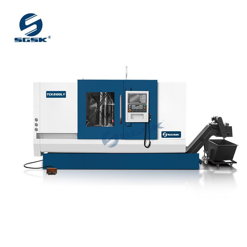 斜床身数控车床插补Y轴 TCK2100LY斜床身数控车床自动化数控车床