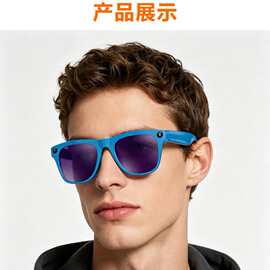 跨境新款摄像眼镜800万AI智能拍摄眼镜语音助手拍图识物拍照录音