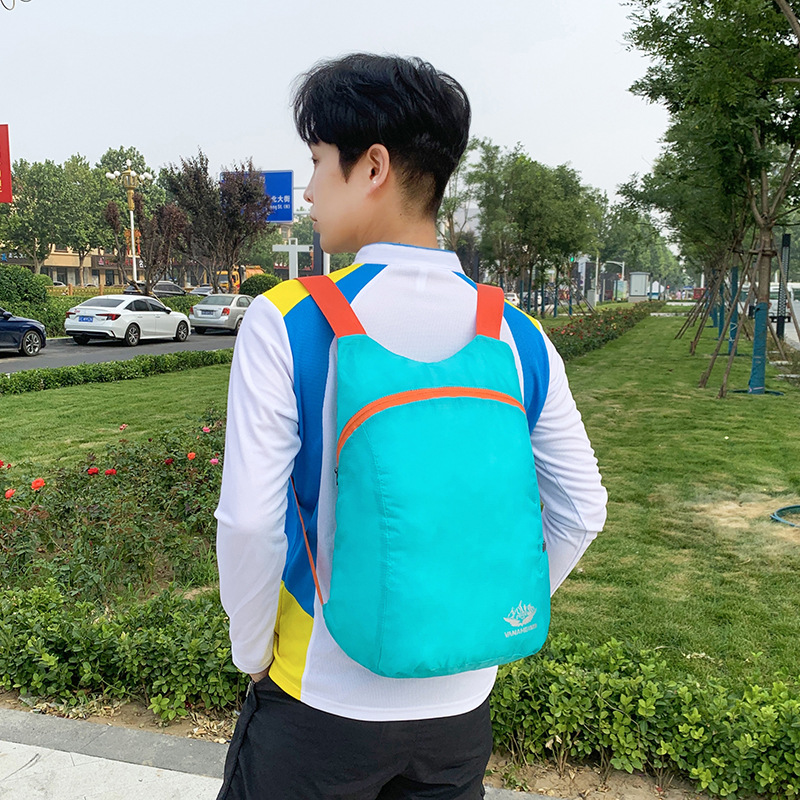 Nueva mochila plegable bolsa de viaje bolsa de deporte al aire libre de gran capacidad para hombres y mujeres mochila impermeable portátil ligero
