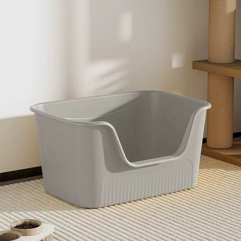 浴槽猫トイレ特大ビッグマック厚みのある半密閉型飛沫防止子猫トイレ家庭用猫用品新しいスタイル|undefined