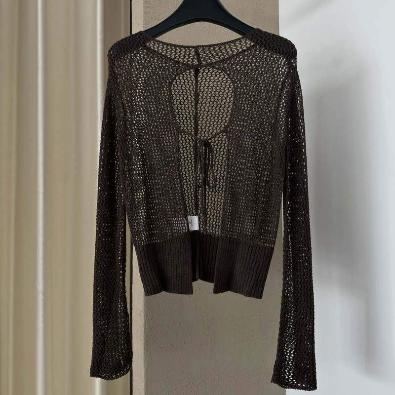 Nanyou niche design mesh cover-up for women
