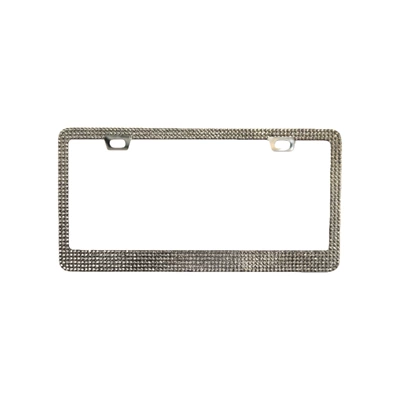 License plate holder/license plate holder | License Plate Frame - mineral-silver
