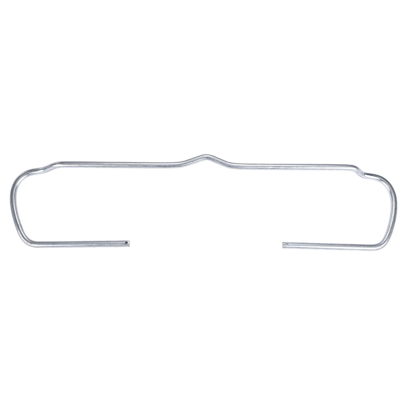 厂家供应塑料筐梁周转箩铁把手 塑胶大筐拉手批发