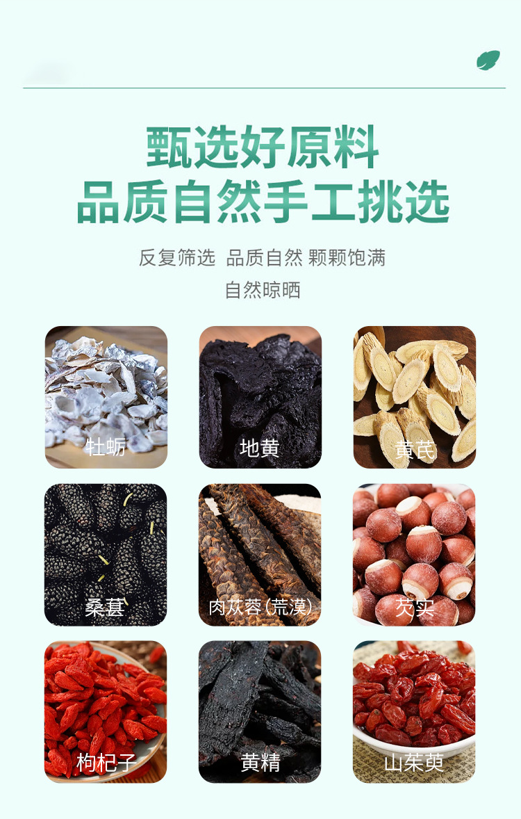 Jiu Wei Di Huang Tea Nine Herb Rehmannia Blend Pyramid Tea Bags Sugar Free Hot Brew 75g key features