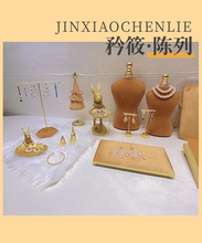 彩色系列珠宝饰品展示架项链耳环耳环展示收纳道具套装