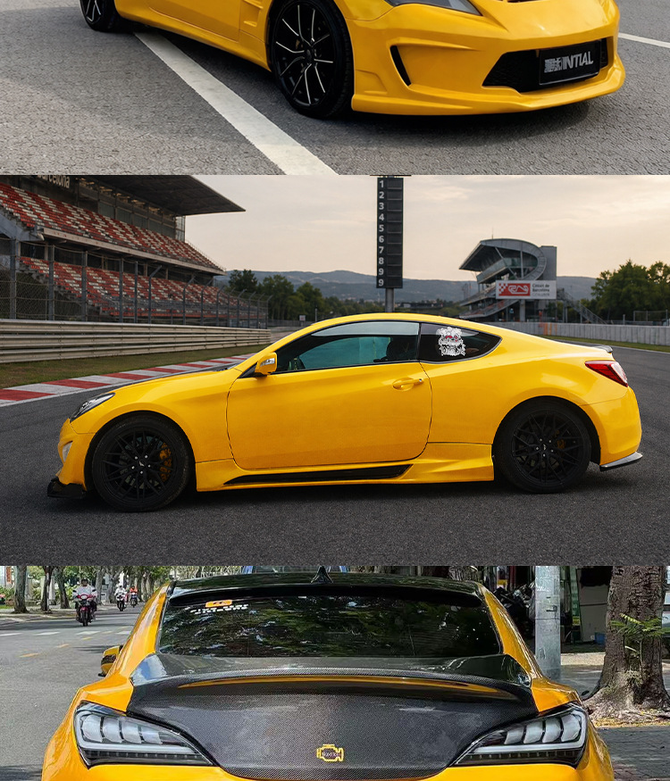 09-15 Genesis Coupe rear bumper body kit modification