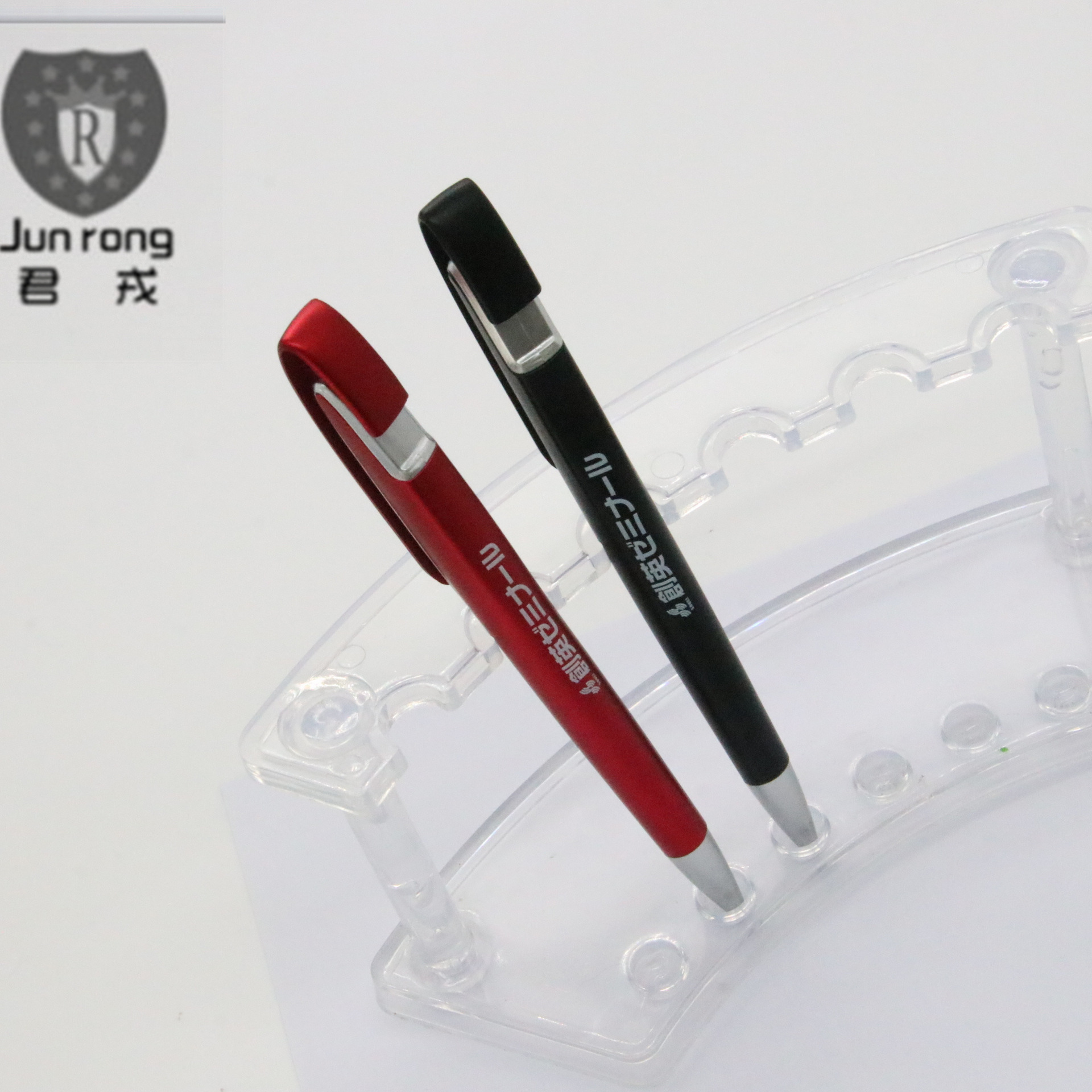 Bolígrafo de plástico pluma de publicidad Prensa pluma de aceite medio Tonglu papelería estudiante pluma