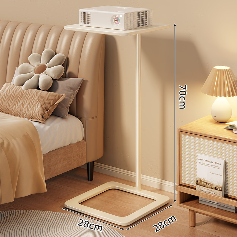 Estante Soporte para Proyector de Metal Sin Perforación para Cabecera de Cama