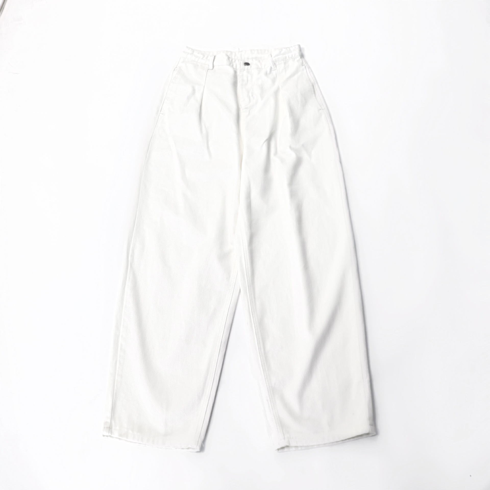 Oversize estilo japonés Hong Kong cintura alta suelta ins retro perezoso casual pierna ancha pantalones de mezclilla para hombres y mujeres