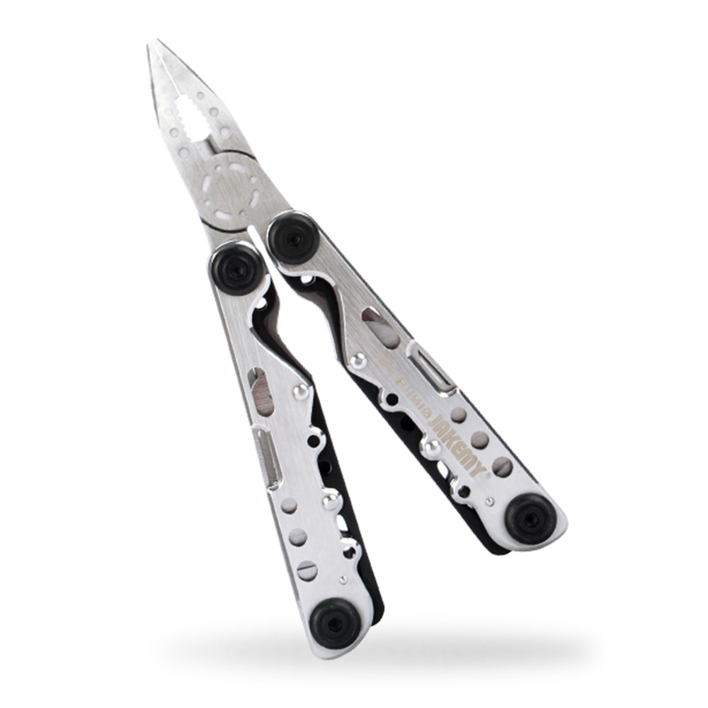 10合1户外组合工具钳 不锈钢材质 罐头开启器锉刀剪刀虎头钳套装