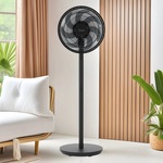 美的家用电风扇落地轻音节能七叶落地扇台立式摇头电风扇SAF30AB