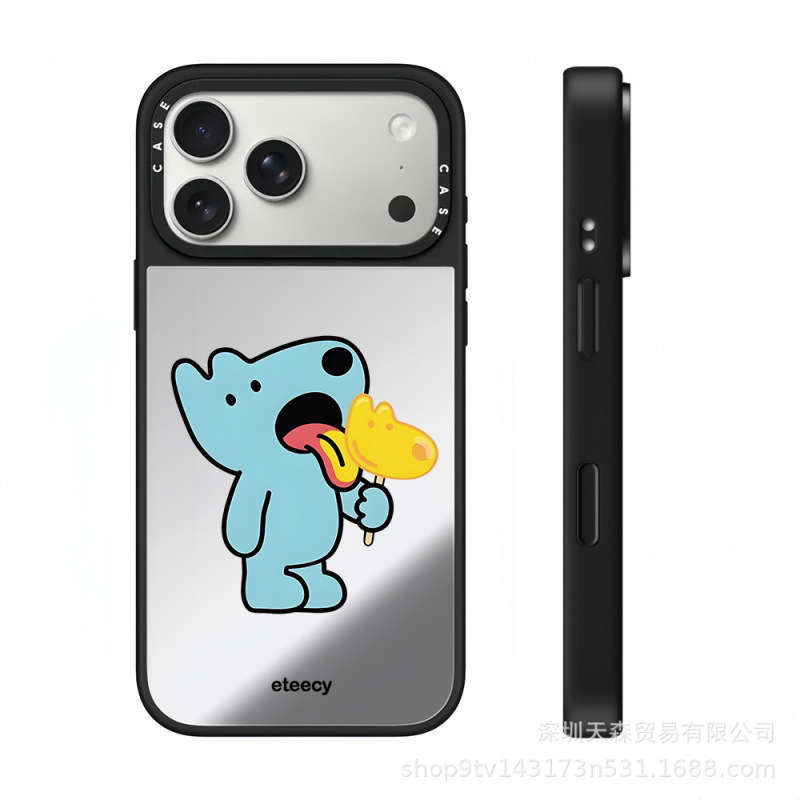 CASET联名情侣小狗适用苹果iPhone17ProMax手机壳16pro潮牌15镜面|undefined