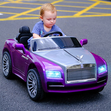 儿童电动车四轮遥控汽车可坐男女宝宝电动车带音乐带摇摆玩具童车