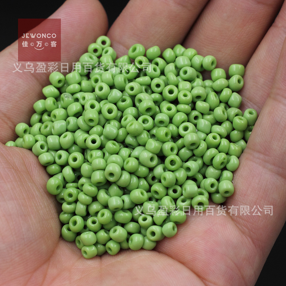 4mm light green imitation porcelain sexy bead