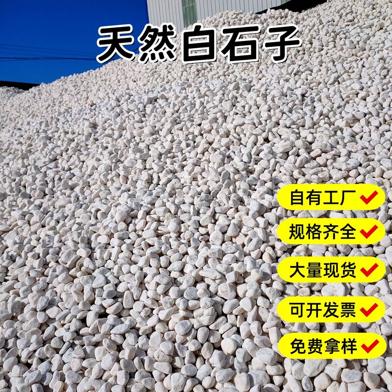 Pebbles, White Stones, Gravel, Garden Paving, Courtyard Decoration, White Stones, Dry Landscape Landscaping, White Gravel