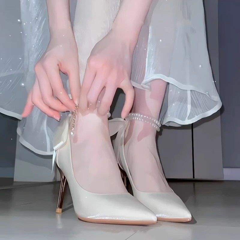 샴페인 컬러, 굽 높이 6cm