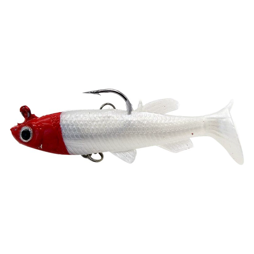 Luya поддельная приманка T-Tail свинцовая рыба 9cm14g Морская рыбалка окунь бионическая приманка свинцовая рыба Мягкая приманка T-Tail