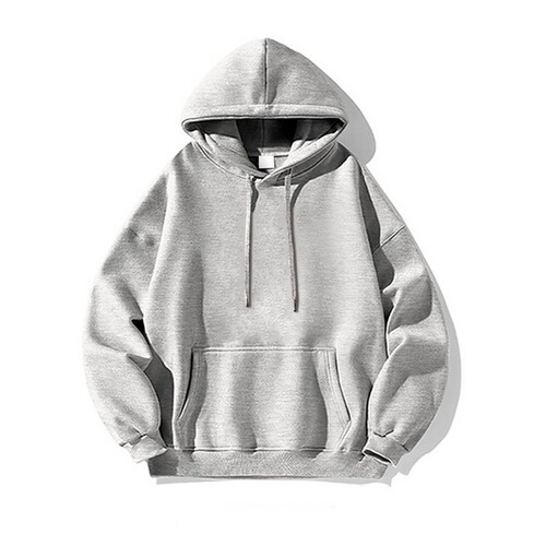 American casual basic style solid color hooded hooded hoodie men's autumn and winter fashion brand velvet loose burgundy top coat
