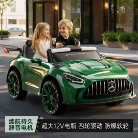 儿童电动车;单杆轻便推车;儿童三轮车