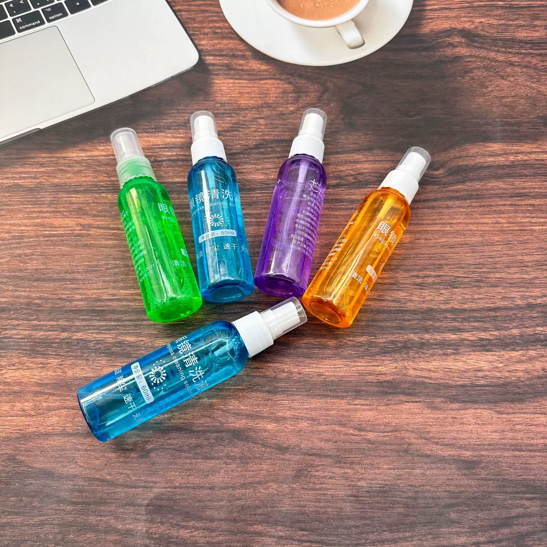 60毫升镜片清洁剂 眼镜水护理液 屏幕清洗液 镜片护理清洁喷雾