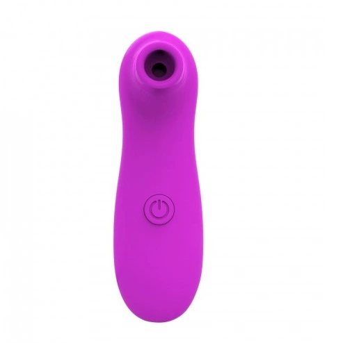 Suction massager, rechargeable handheld stimulator, one‑button 10‑frequency, 15.15 cm
