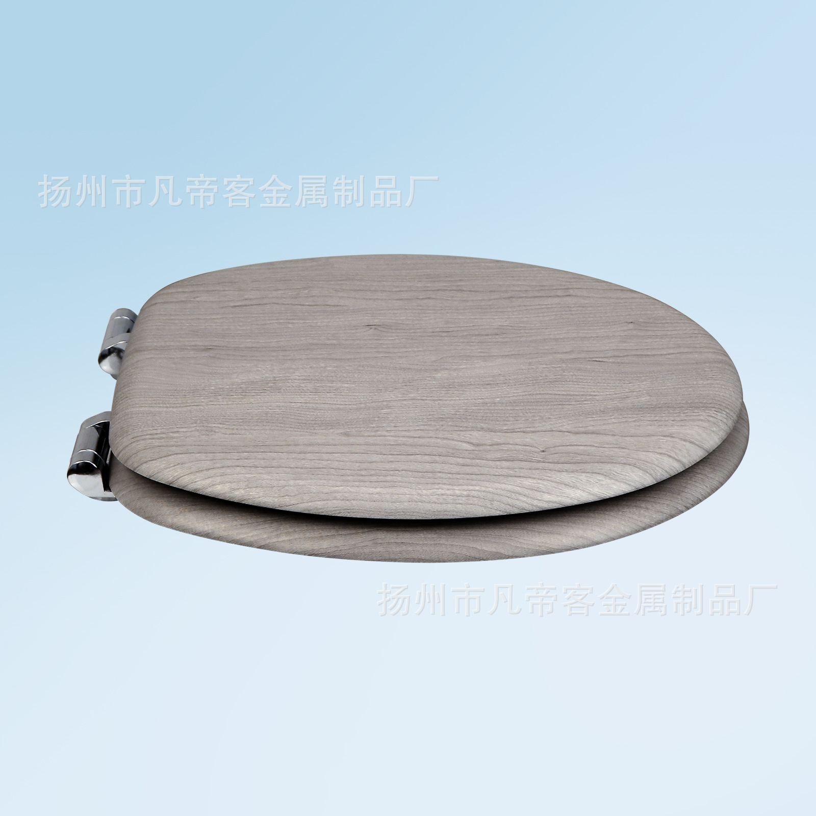 Fábrica directa tablero de densidad madera MDF cubierta de inodoro pvc pegado correa de madera caída lenta