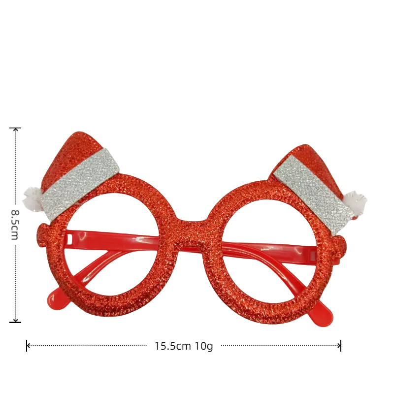 빨간색 털볼 비뚤어진 모자(빨간색 프레임/검은색 프레임)