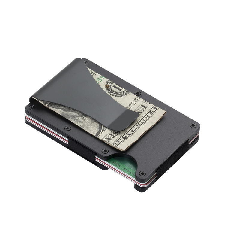 Popular Multi-Functional Anti-Theft Anti-Degaussing Aluminum Alloy Card Holder Rfid Credit Card Box Card Holder Two-In-One Wallet Popular Multi-Functional Anti-Theft Anti-Degaussing Aluminum Alloy Card Holder Rfid Credit Card Box Card Holder Two-In-One Wallet