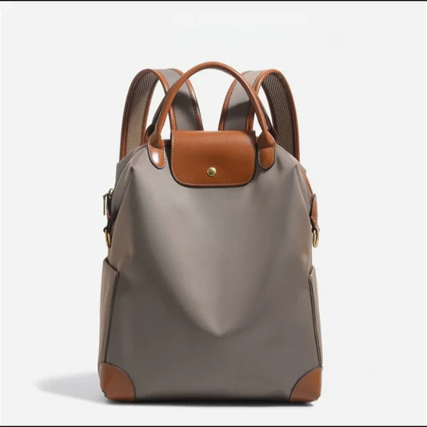 Sleek high-end backpack, commuter laptop bag, lightweight large-capacity nylon backpack, business travel bag