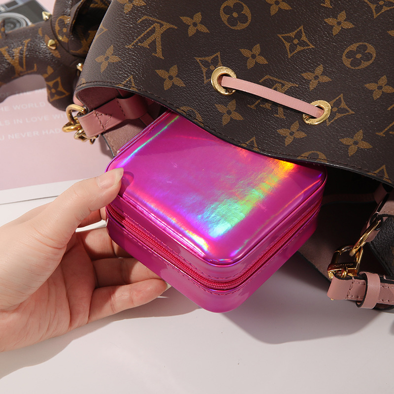 Simple Style Gradient Color Pu Leather Jewelry Boxes 1 Piece