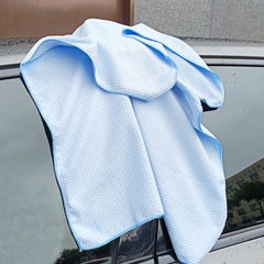 Pineapple Pattern Wiping Cloth Car Water Absorbent Honeycomb Ultra-Fine Fiber Eggshell Wash Cloth Dishrag Square Towel Scouring Pad