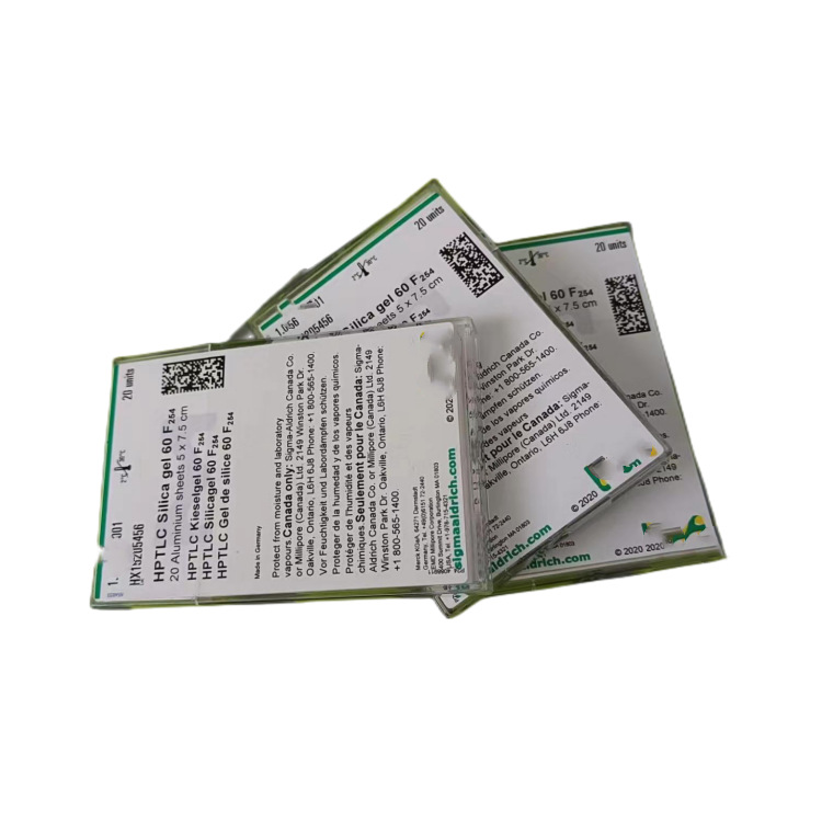 1.05556.0001HPTLC高效薄层层析色谱板荧光铝箔硅胶板5*7.5cm20片