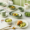 Scandinavian tableware, set, dinner plate home use, simple and elegant design