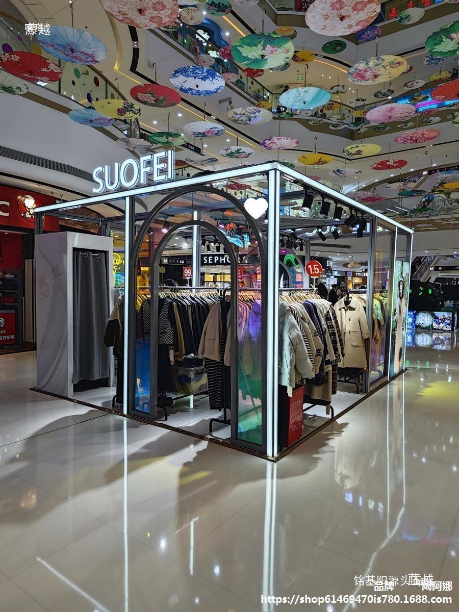 快闪店搭建展架商场多经商业街展位服装中模型框架铝合金特卖广场