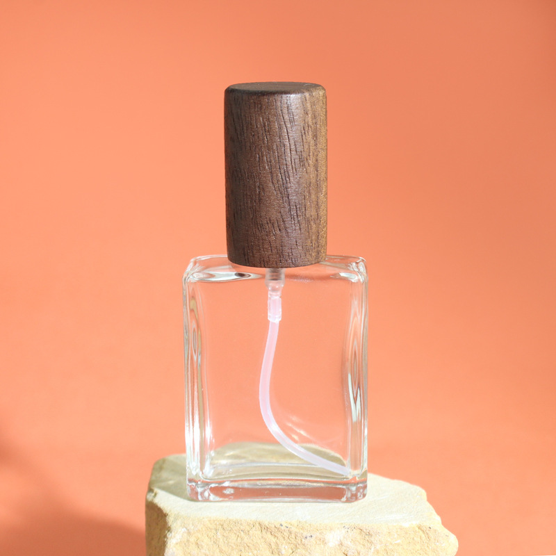 香水分注ボトル10ml 15ml 30ml角型ガラス香水瓶透明蒙砂香水スプレーボトル|undefined