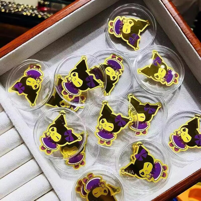 卡贴纸库洛米小新皮卡丘哆啦A梦泡泡玛特财库手机贴潮流金饰|undefined