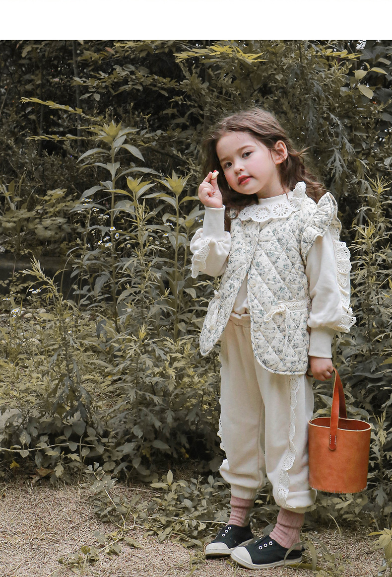 Abbigliamento per bambini Felpa con cappuccio a maniche lunghe pullover allentato in pizzo per bambina_voghion.com