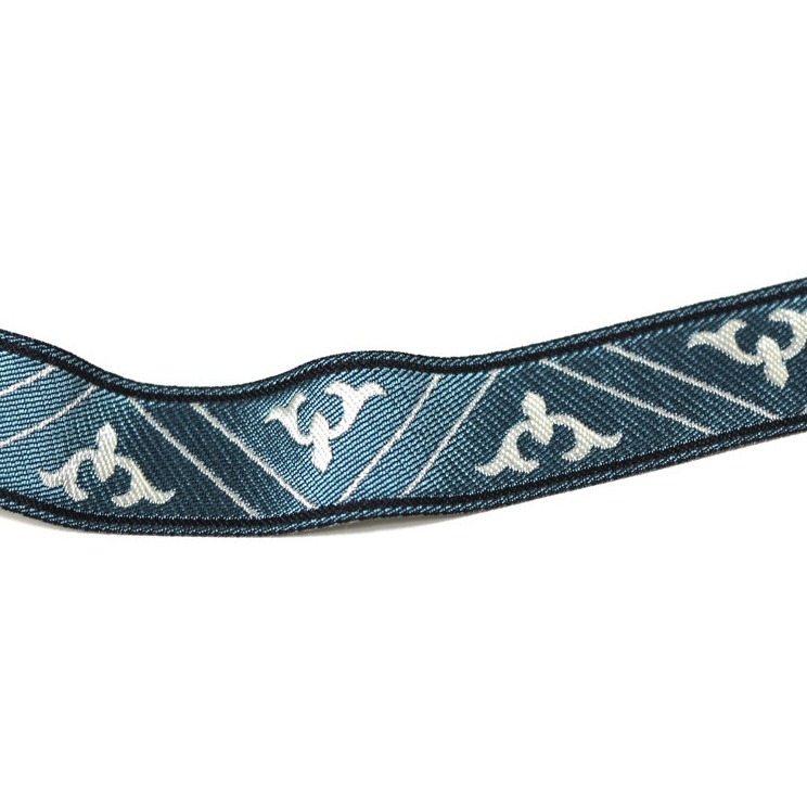 3cm de ancho de alta precisión de tela jacquard nuevo estilo chino Lotus Ruyi estampado vestido chino cuello borde de la mesa bandera de empalme