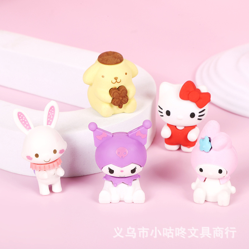 消しゴムブラインドバッグサンリオ幸運な引き出しブラインドボックスのような皮アニメ漫画かわいいluはピカチュウより国境を越えている|undefined