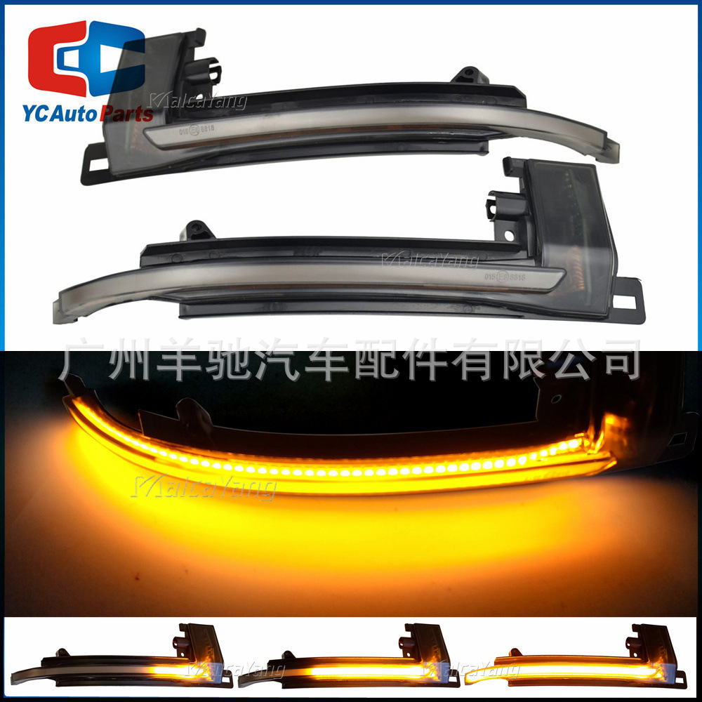 Adecuado para Audi A3 8P A4 A5 B8 B8.5 Q3 A6 C6 espejo retrovisor LED Luz de marcha luz de giro
