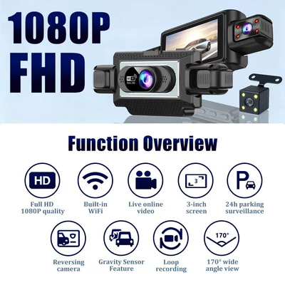 Cross-Border Hot-Selling 1080P High-Definition Dash: Driving recorder