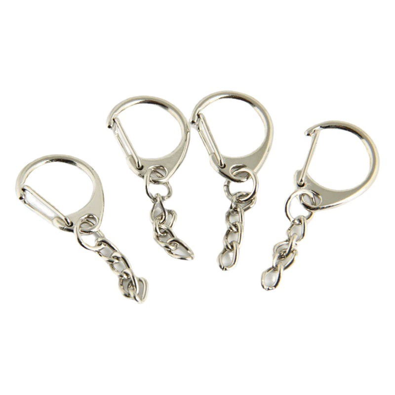 Прямые поставки с фабрики металлическая пряжка D с восемью брелками аксессуары для ключей универсальное изысканное кольцо для ключей