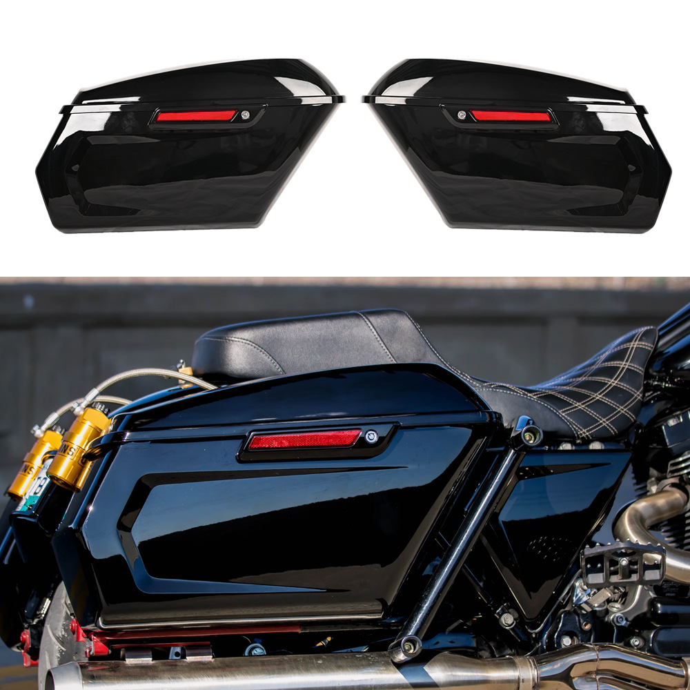 Motorcycle Sideboxes Suitable for Harley 14-23 Road Glide, Road King, and Other Modified Models