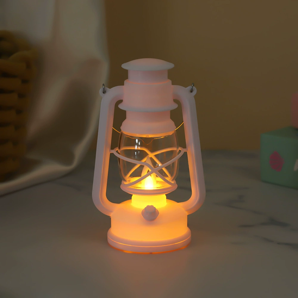 Retro small LED pony, electronic candle, night light, decorations, lights