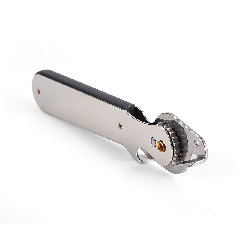 Manual de acero inoxidable abrelatas haciendo fruta puede destornillador abrebotellas ahorro de mano de obra y conveniente cuchillo tapa Dispositivo de torsión