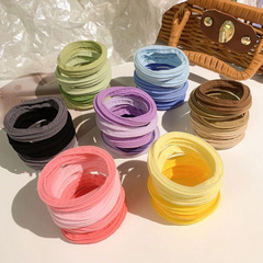 Elastic Gradient Color Headband for Women, Korean Style Durable High Ponytail Hair Tie, Simple and Elegant Hair Accessory